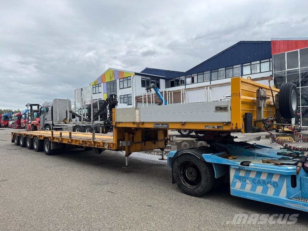 Goldhofer STZ-L5-50/80A 8,13M EXTENDABLE, 5 AXLE STEERING, B Diepladers