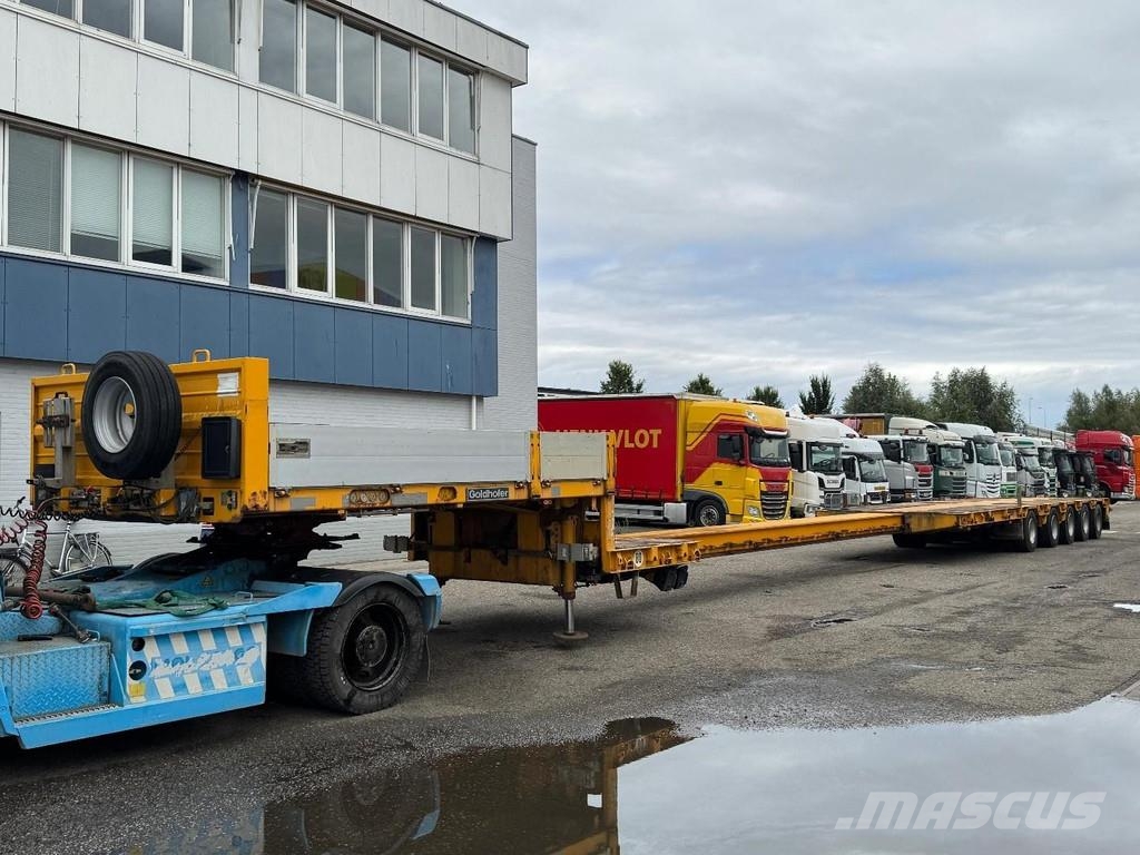 Goldhofer STZ-L5-50/80A 8,13M EXTENDABLE, 5 AXLE STEERING, B Diepladers