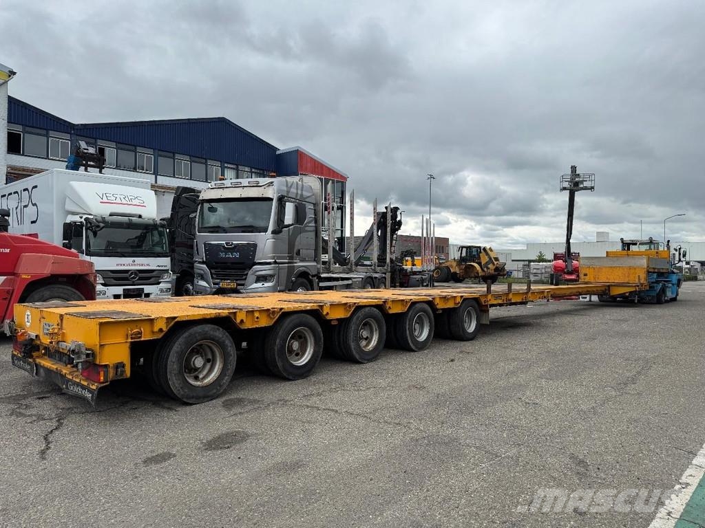 Goldhofer STZ-L5-50/80A 8,13M EXTENDABLE, 5 AXLE STEERING, B Diepladers