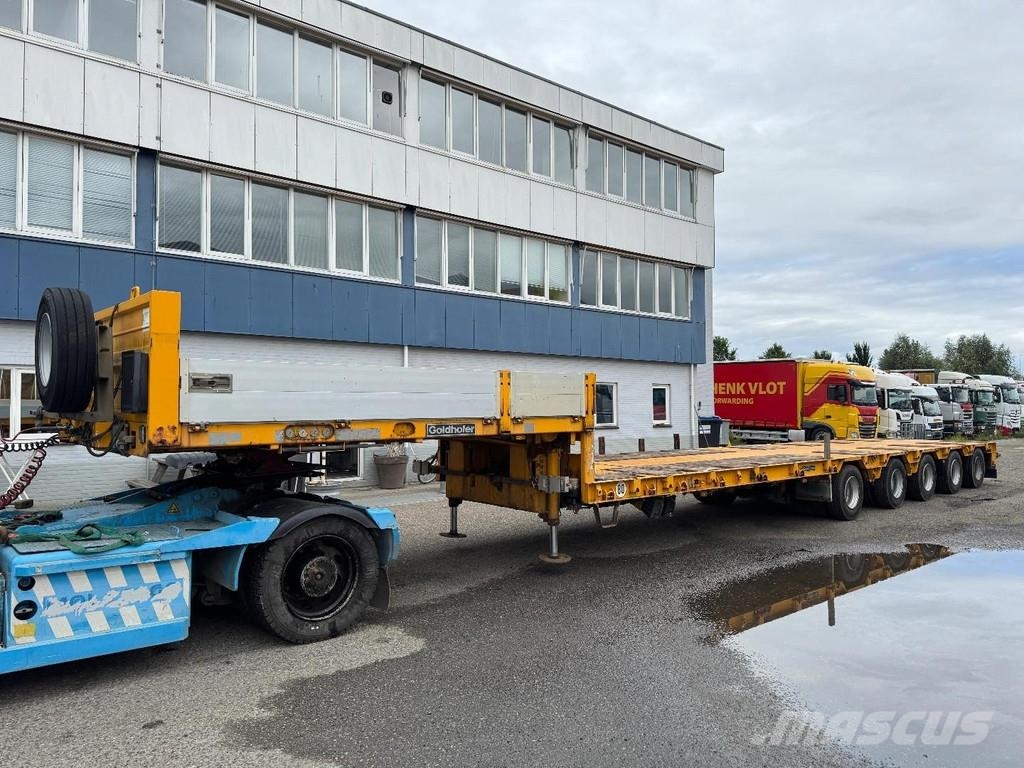 Goldhofer STZ-L5-50/80A 8,13M EXTENDABLE, 5 AXLE STEERING, B Diepladers