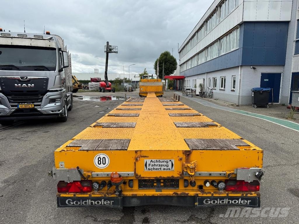 Goldhofer STZ-L5-50/80A 8,13M EXTENDABLE, 5 AXLE STEERING, B Diepladers