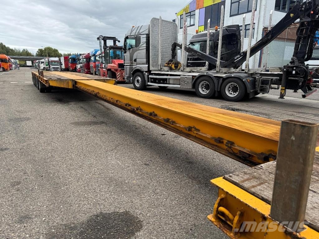 Goldhofer STZ-L5-50/80A 8,13M EXTENDABLE, 5 AXLE STEERING, B Diepladers