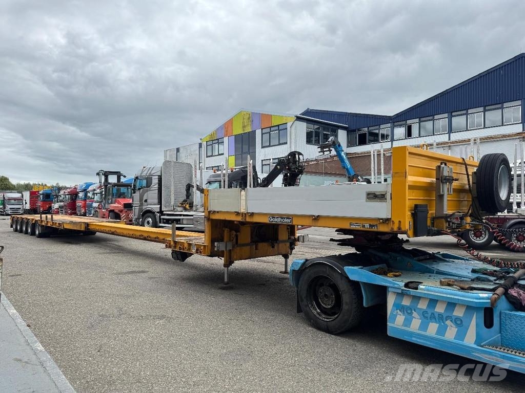 Goldhofer STZ-L5-50/80A 8,13M EXTENDABLE, 5 AXLE STEERING, B Diepladers