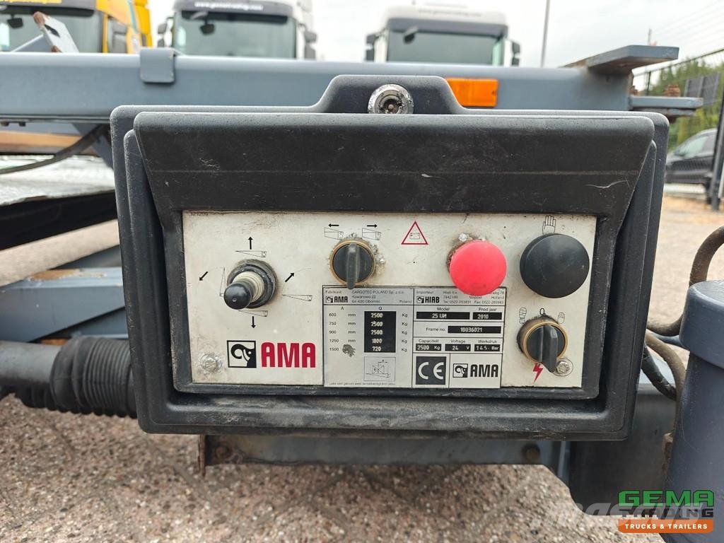 AMA 25 UH Folding Flap - 2500 KG - CE - 170cm LONG - 2 بوابات خلفية