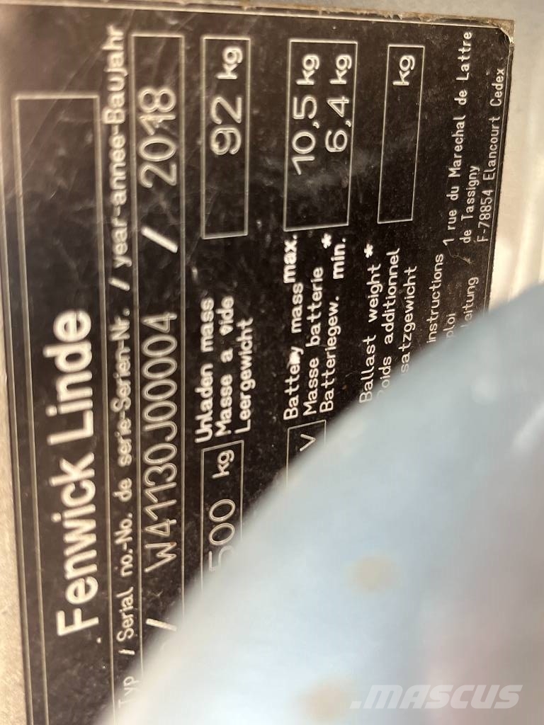Linde CITI T05 /130/ V-3793 OB شاحنات مناولة ذاتية الدفع