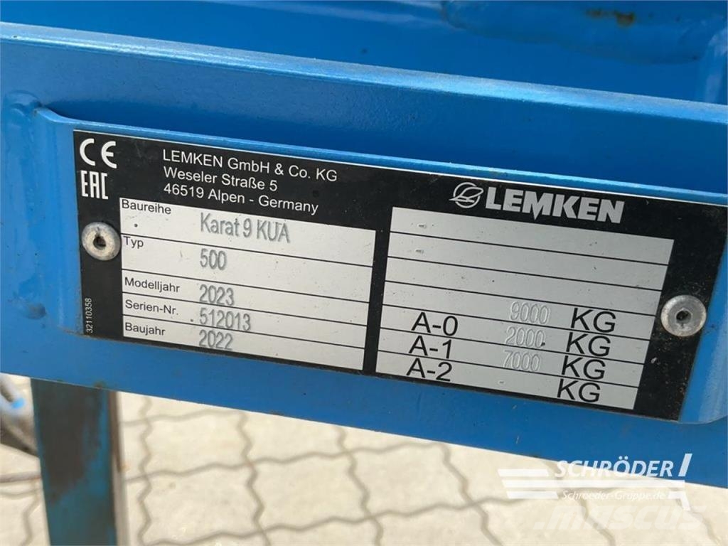 Lemken KARAT 9/500 KUA + SATZ GÄNSEFUßSCHARE Cultivatoare