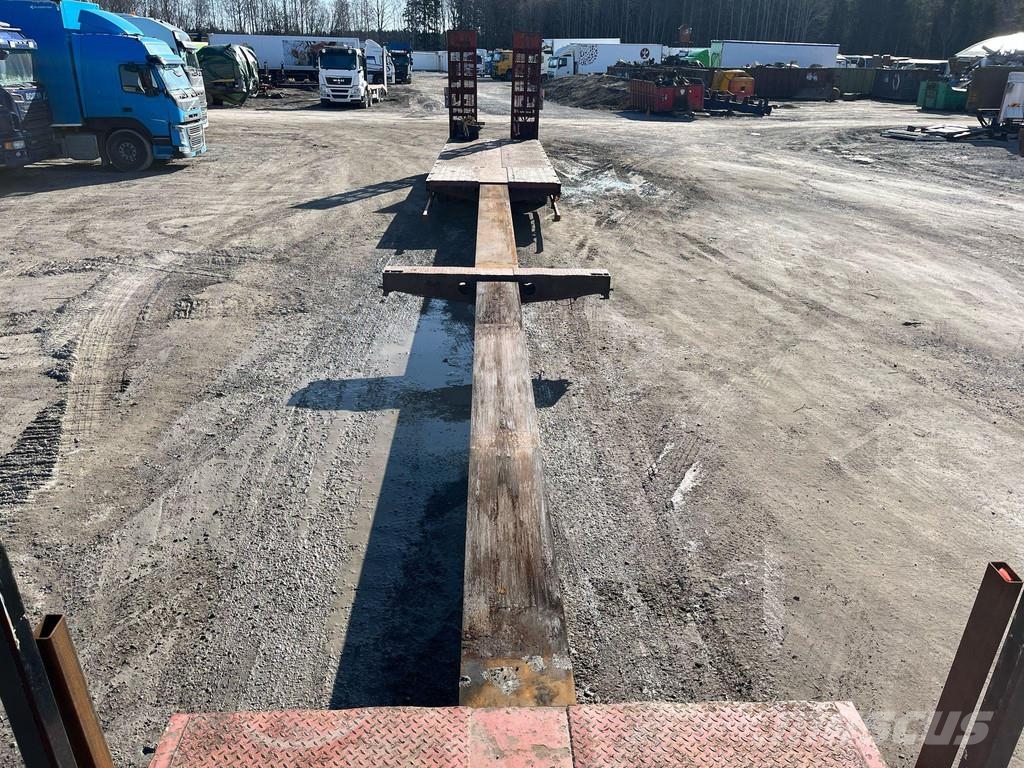 Nooteboom MCO-58-04V PLATFORM 9900 mm + 6100 + 6400 mm EXTEN Semirremolques de góndola rebajada