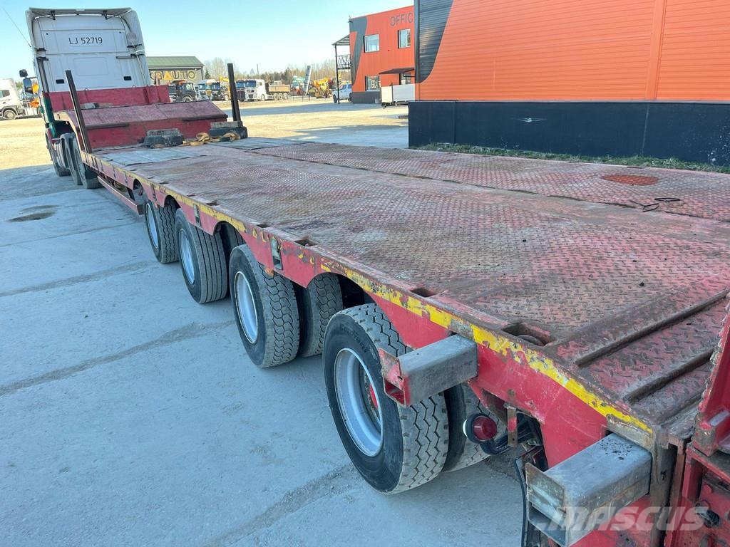 Nooteboom MCO-58-04V PLATFORM 9900 mm + 6100 + 6400 mm EXTEN Semirremolques de góndola rebajada