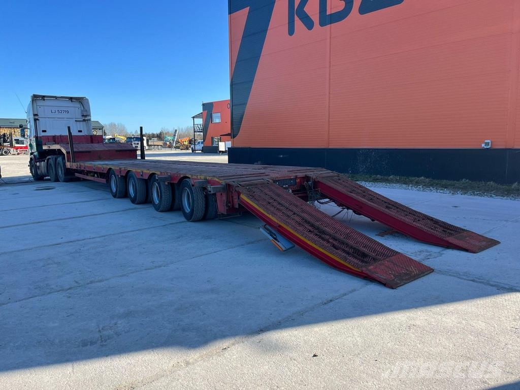 Nooteboom MCO-58-04V PLATFORM 9900 mm + 6100 + 6400 mm EXTEN Semirremolques de góndola rebajada