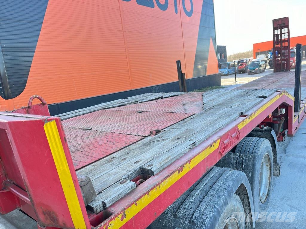 Nooteboom MCO-58-04V PLATFORM 9900 mm + 6100 + 6400 mm EXTEN Semirremolques de góndola rebajada