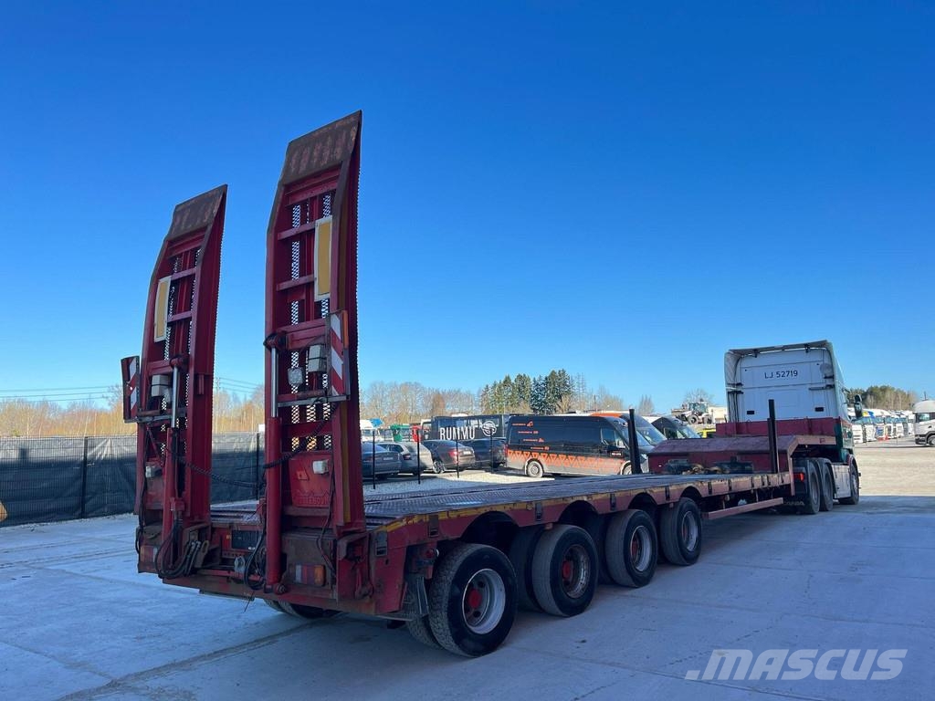 Nooteboom MCO-58-04V PLATFORM 9900 mm + 6100 + 6400 mm EXTEN Semirremolques de góndola rebajada