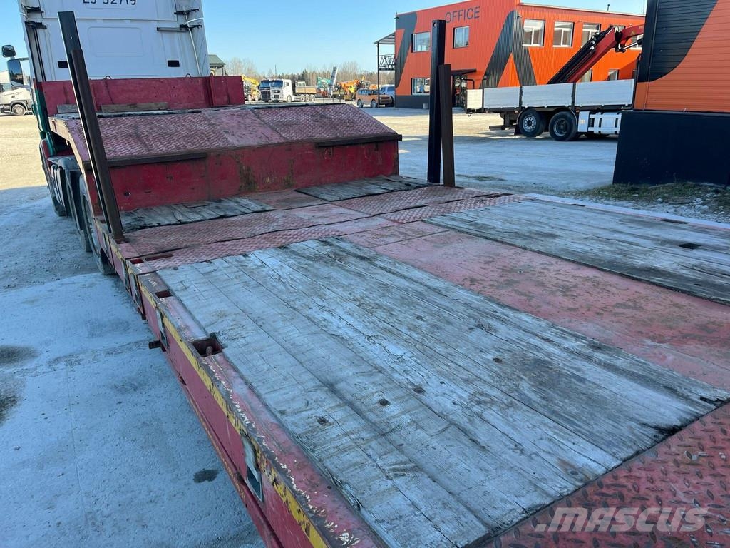 Nooteboom MCO-58-04V PLATFORM 9900 mm + 6100 + 6400 mm EXTEN Semirremolques de góndola rebajada