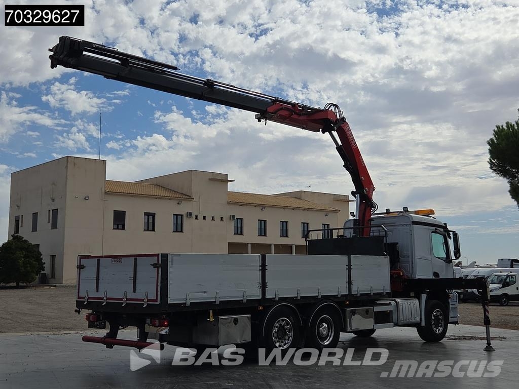 Mercedes-Benz Arocs 2532 Arocs 6X2 FASSI F235A.2.26 E-DYNAMIC Cr 플랫베드/드롭사이드 트럭