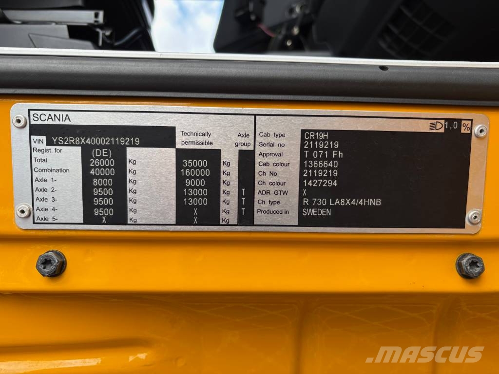 Scania R 730 Тягачі