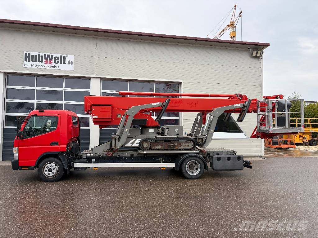 Mitsubishi Fuso Canter Transporter für Teupen LEO 30T Raupena Furgoni altro