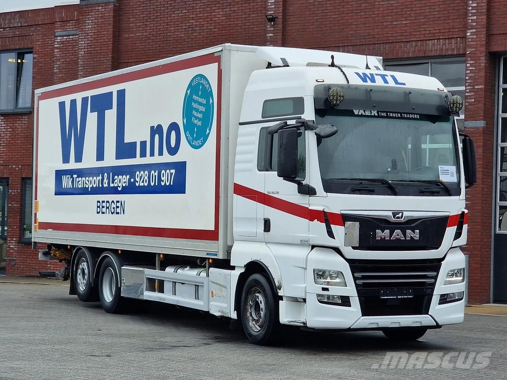 MAN TGX 26 510 6x2 - Box with sidedoors - Retarder - L Furgons