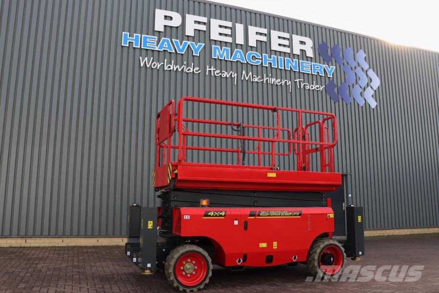 Magni DS1418RT Diesel, 4x4 Rough Terrain, 14.3m Working Schaarhoogwerkers