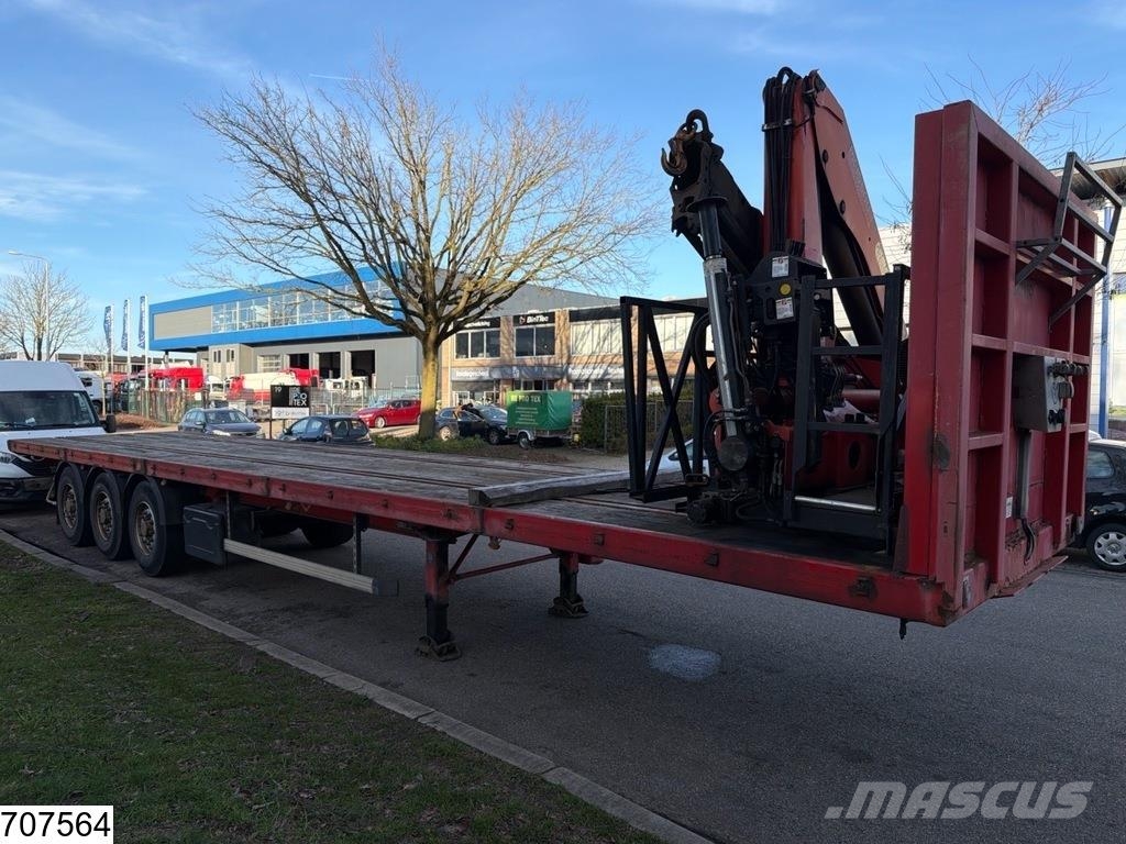 Samro open laadbak Palfinger PK 15500 Roller crane Lavapuoliperävaunut