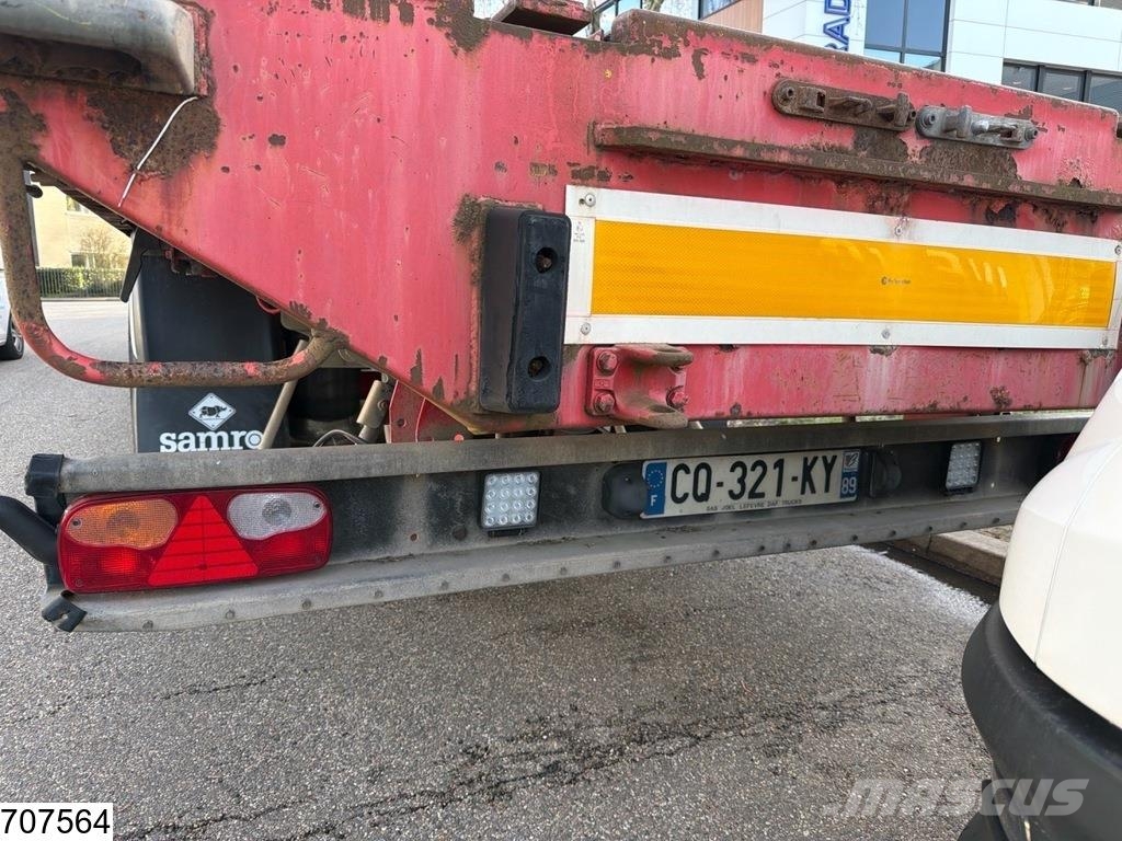 Samro open laadbak Palfinger PK 15500 Roller crane Lavapuoliperävaunut