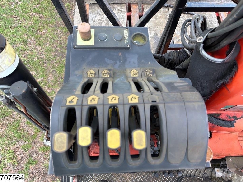 Samro open laadbak Palfinger PK 15500 Roller crane Lavapuoliperävaunut