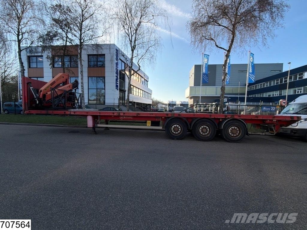 Samro open laadbak Palfinger PK 15500 Roller crane Lavapuoliperävaunut