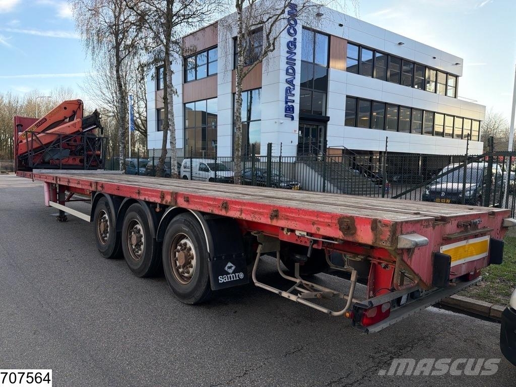Samro open laadbak Palfinger PK 15500 Roller crane Lavapuoliperävaunut