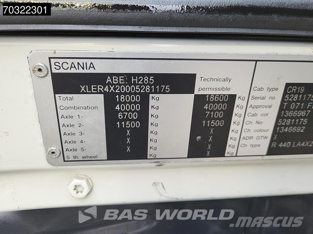 Scania R440 4X2 NL-Truck APK 2x Tanks Retarder ACC Sattelzugmaschinen