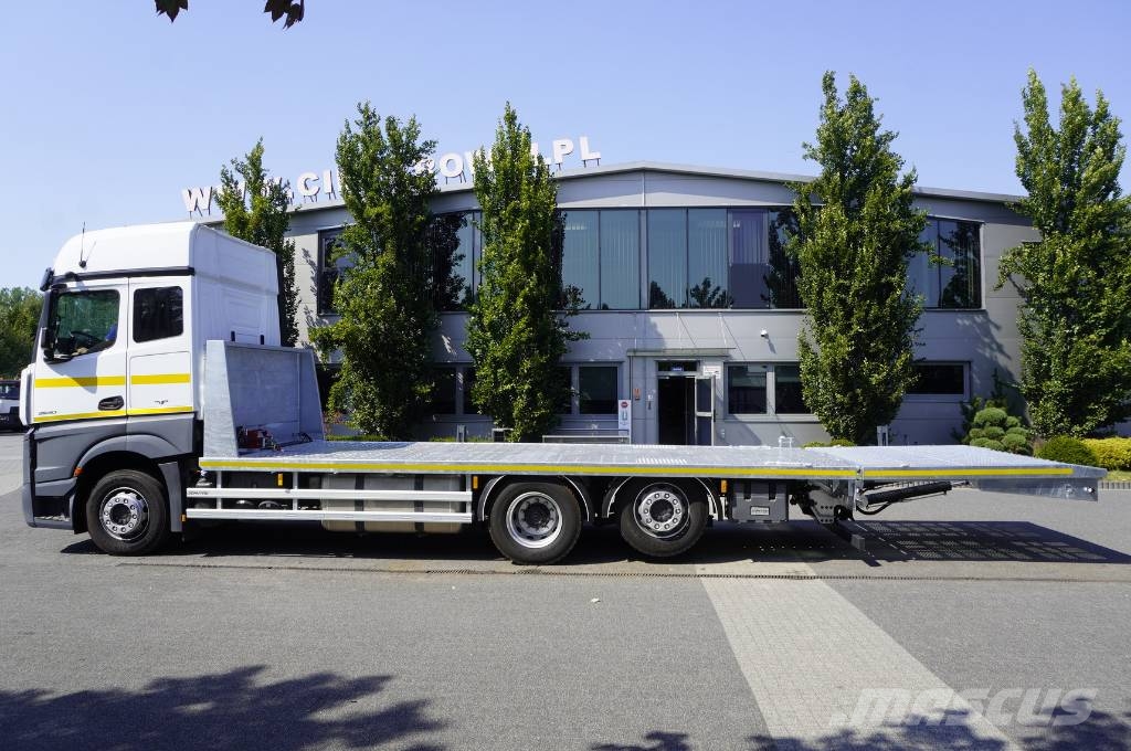 Mercedes-Benz Actros 2540 6×2 / 90 tho. km! / NEW GALVANIZED tow Camiones de superficie plana/cabrestantes