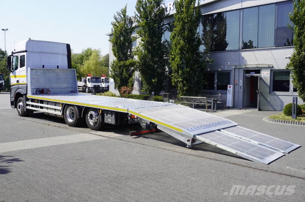 Mercedes-Benz Actros 2540 6×2 / 90 tho. km! / NEW GALVANIZED tow Camiones de superficie plana/cabrestantes