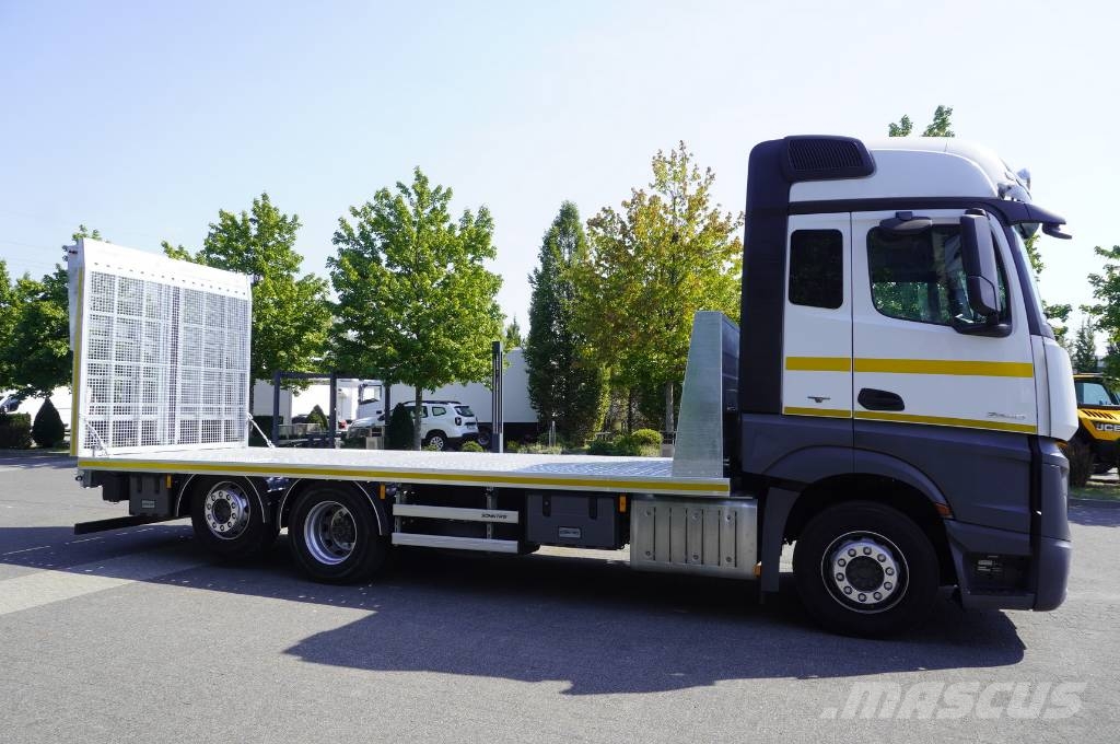 Mercedes-Benz Actros 2540 6×2 / 90 tho. km! / NEW GALVANIZED tow Camiones de superficie plana/cabrestantes
