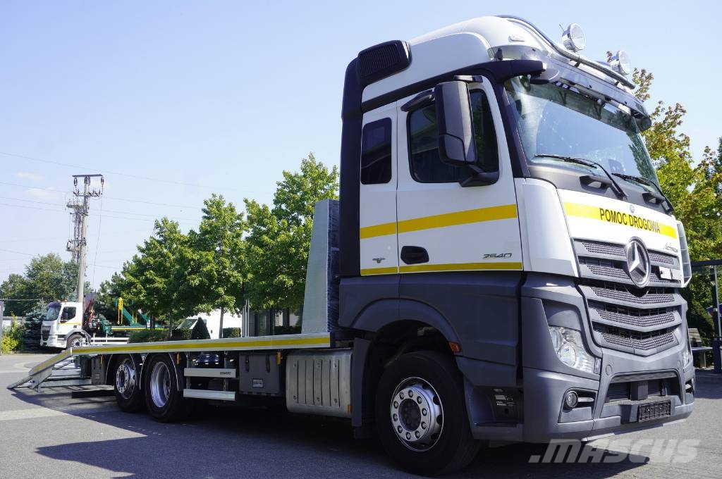 Mercedes-Benz Actros 2540 6×2 / 90 tho. km! / NEW GALVANIZED tow Camiones de superficie plana/cabrestantes