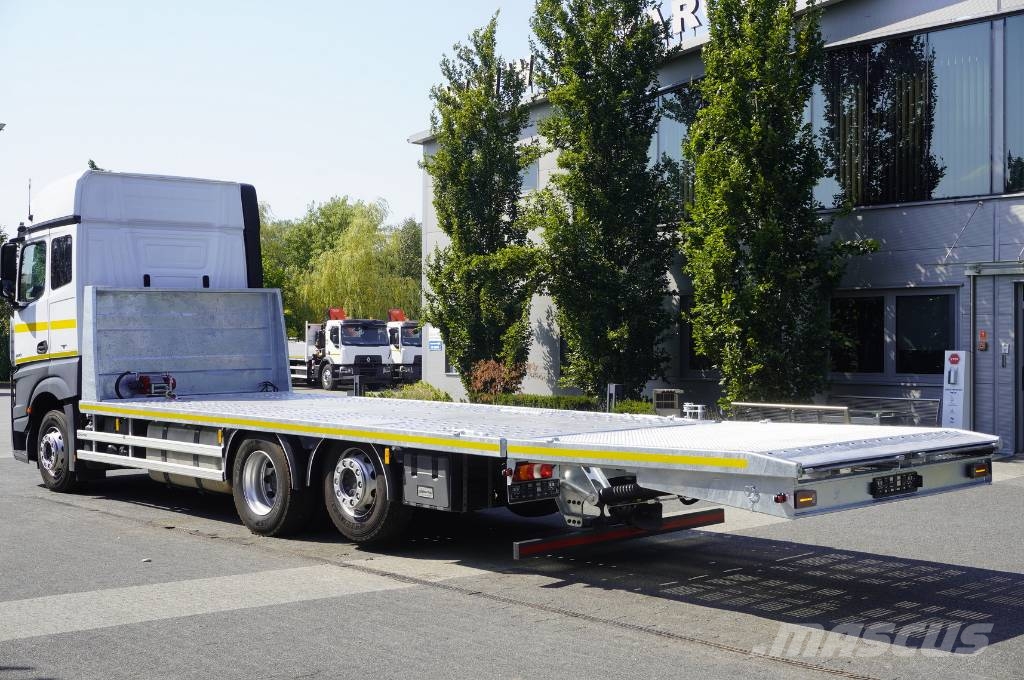 Mercedes-Benz Actros 2540 6×2 / 90 tho. km! / NEW GALVANIZED tow Camiones de superficie plana/cabrestantes