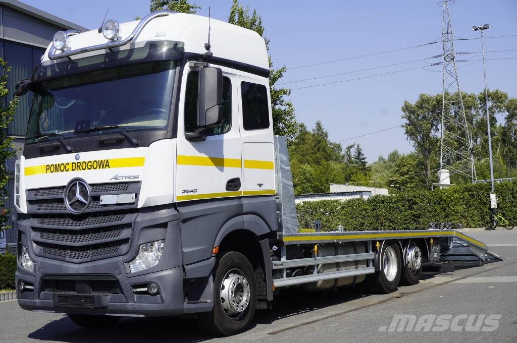 Mercedes-Benz Actros 2540 6×2 / 90 tho. km! / NEW GALVANIZED tow Camiones de superficie plana/cabrestantes