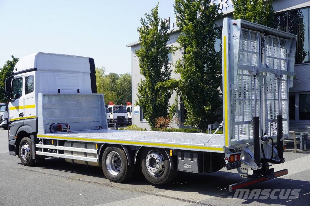 Mercedes-Benz Actros 2540 6×2 / 90 tho. km! / NEW GALVANIZED tow Camiones de superficie plana/cabrestantes