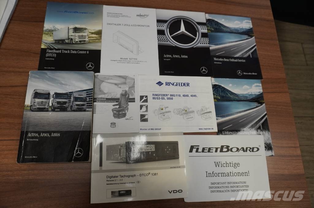 Mercedes-Benz Actros 2540 6×2 / 90 tho. km! / NEW GALVANIZED tow Camiones de superficie plana/cabrestantes