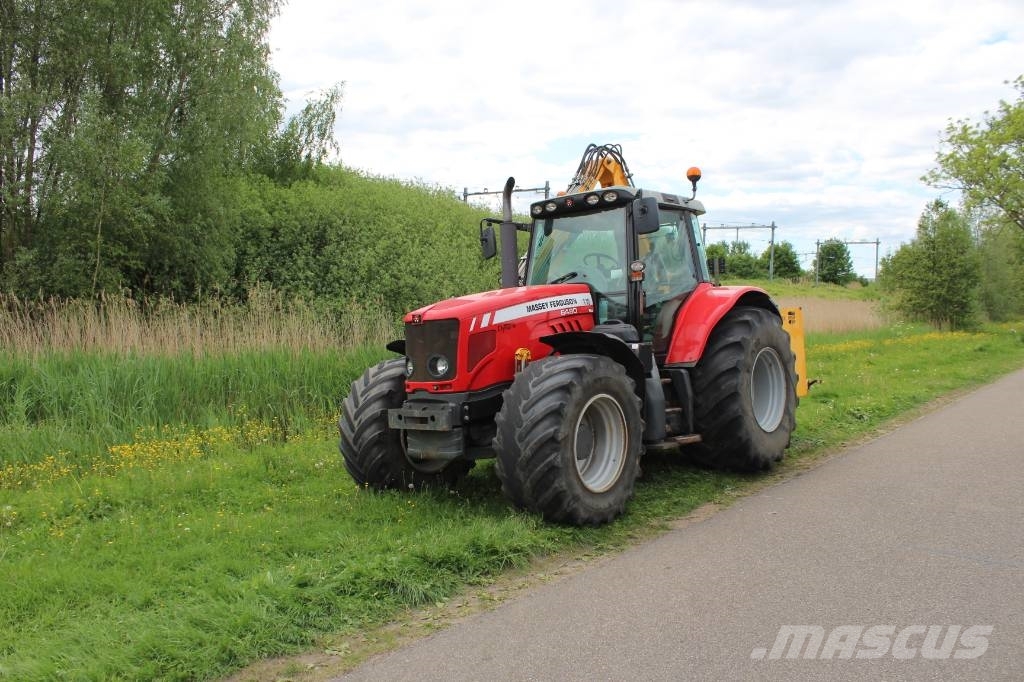 Massey Ferguson 6480 met Herder Grenadier 518LS Tractors