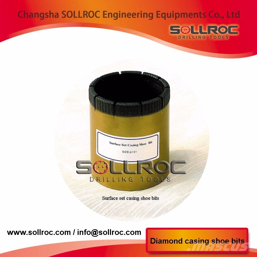Sollroc Diamond core bits and reaming shell Комплектуючі і запасні частини для бурових установок