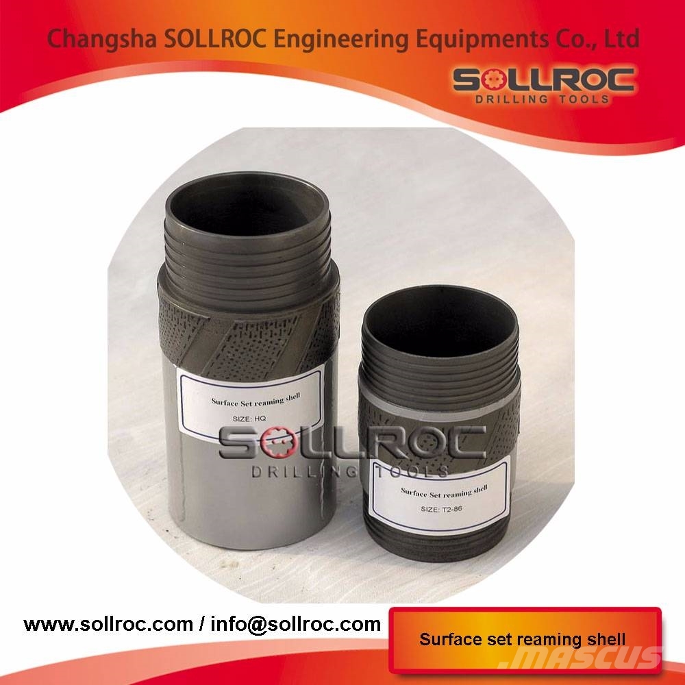 Sollroc Diamond core bits and reaming shell Комплектуючі і запасні частини для бурових установок