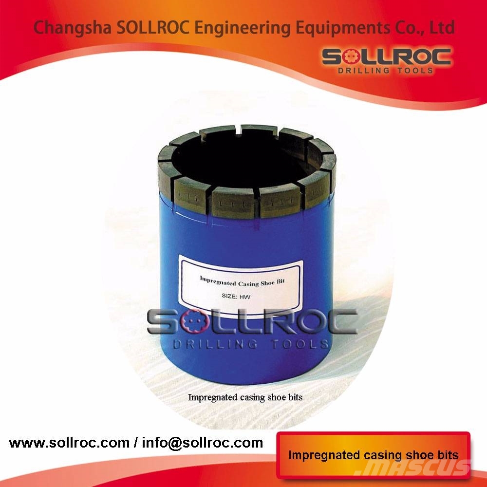Sollroc Diamond core bits and reaming shell Комплектуючі і запасні частини для бурових установок