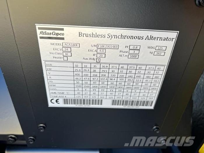 Atlas Copco QES 30 Dieselgeneratorer