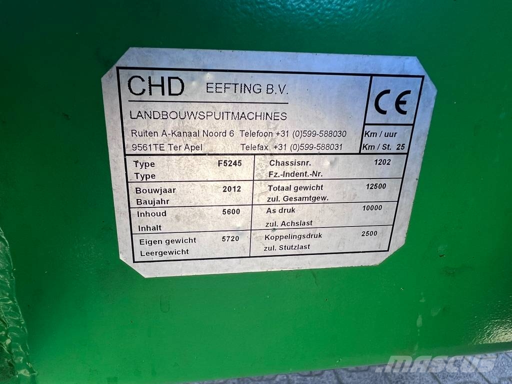 CHD 5245 Pulverizadores arrastrados