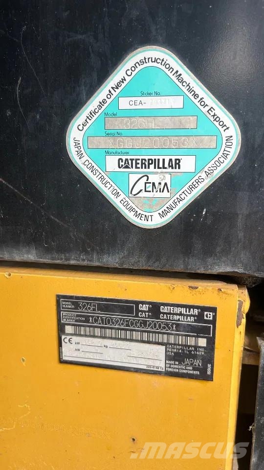 CAT 326 FL | NL machine | grade control | CW 40 Excavadoras sobre orugas