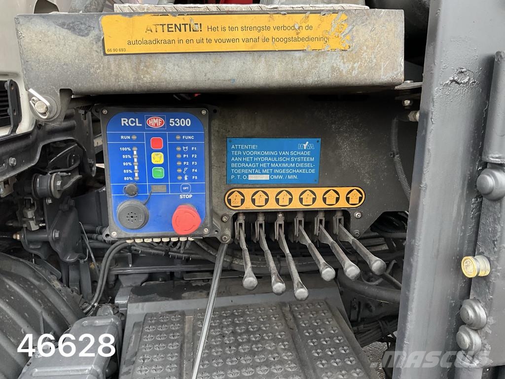 Scania P 360 HMF 22 Tonmeter laadkraan Vrachtwagen met containersysteem