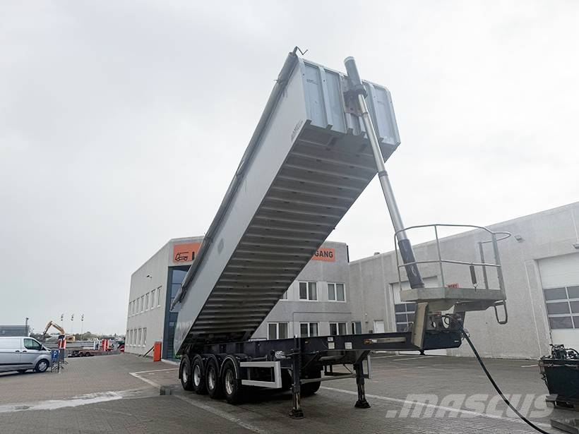 MTDK 4 Axle Tipper / Alukastenmulde Kipper 37m3 Semirremolques de volteo