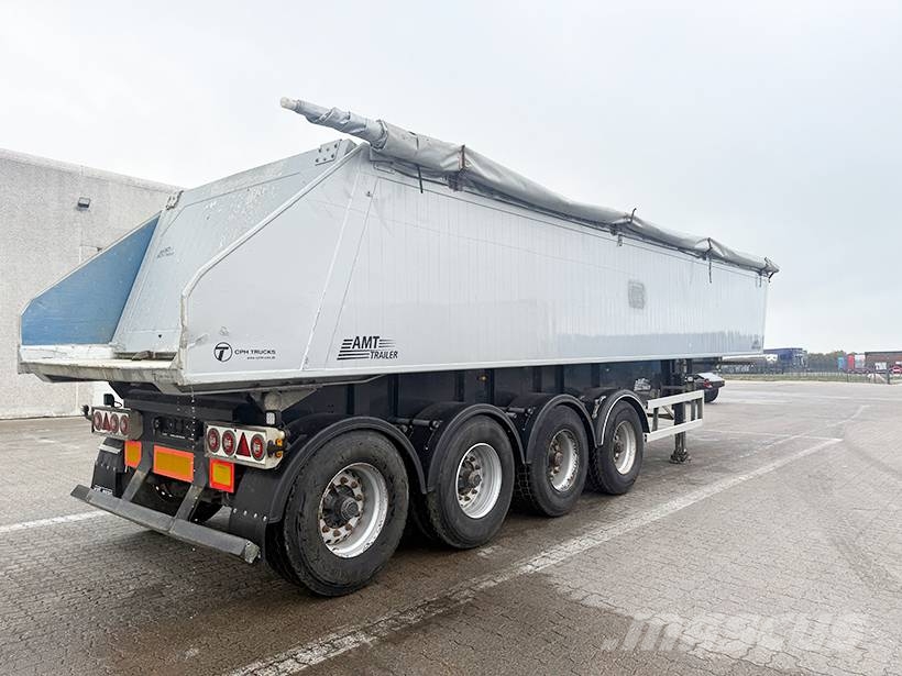 MTDK 4 Axle Tipper / Alukastenmulde Kipper 37m3 Semirremolques de volteo