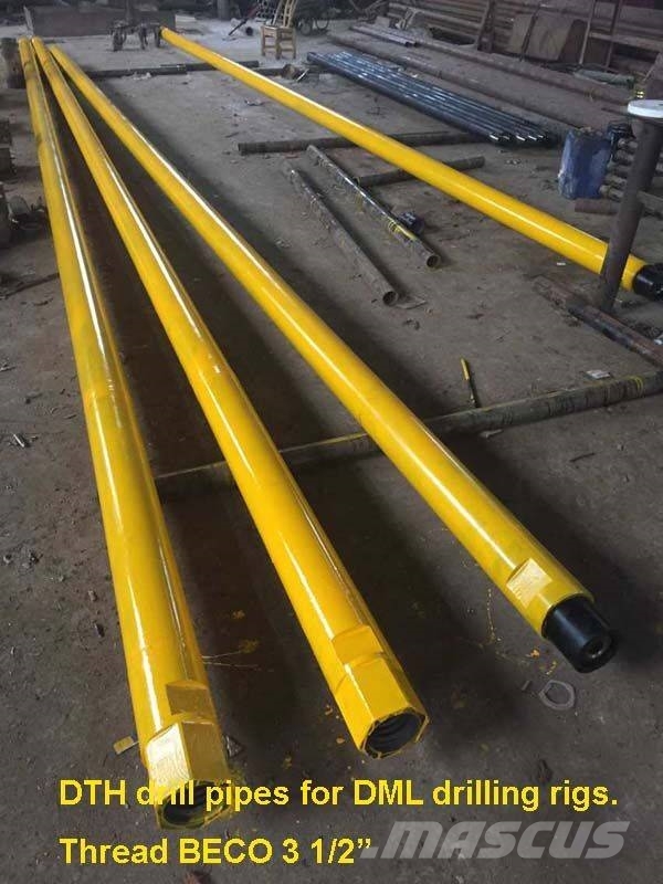 Sollroc DTH Drill Pipe D76-144mm Комплектуючі і запасні частини для бурових установок