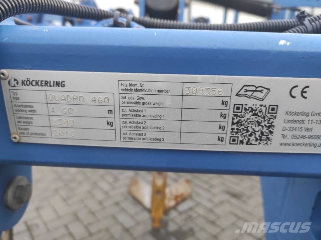 Köckerling Quadro 460 زراعات