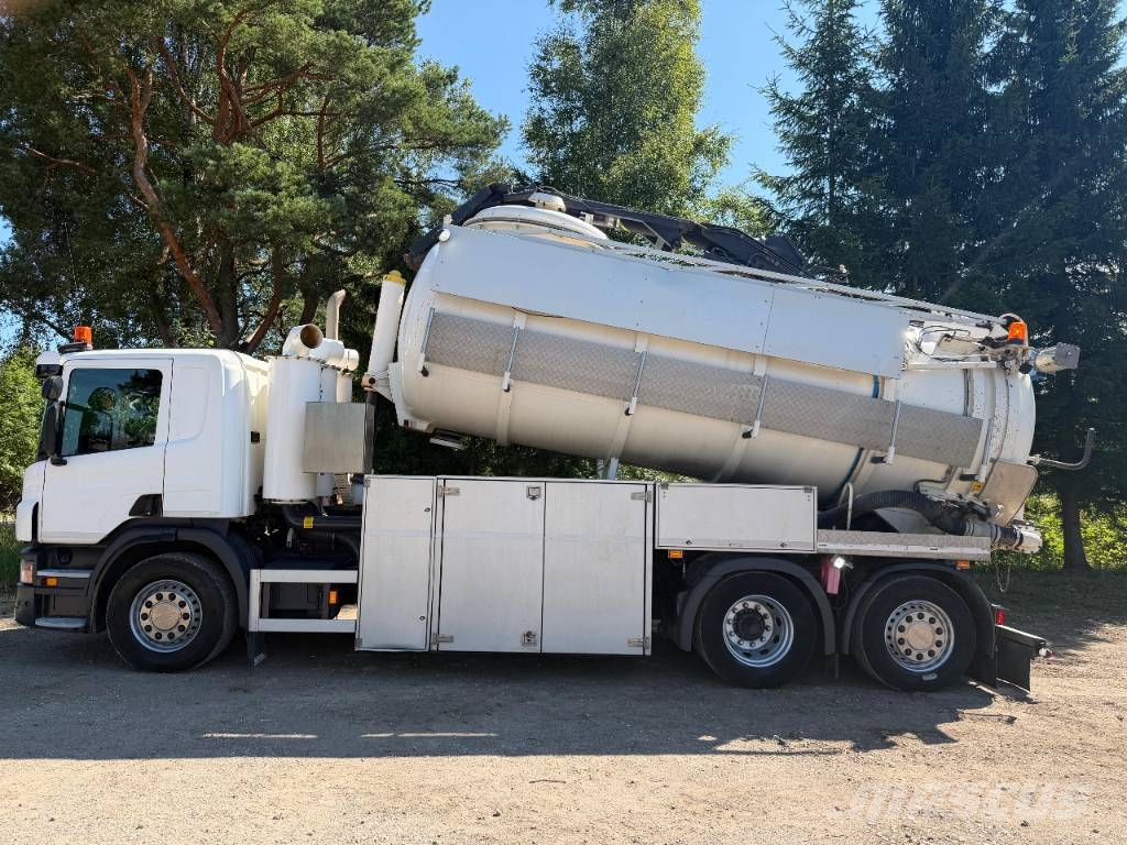 Scania P 410 Camiones aspiradores/combi