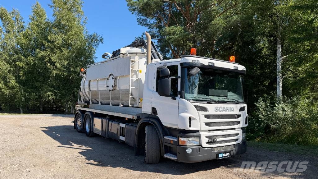 Scania P 410 Camiones aspiradores/combi