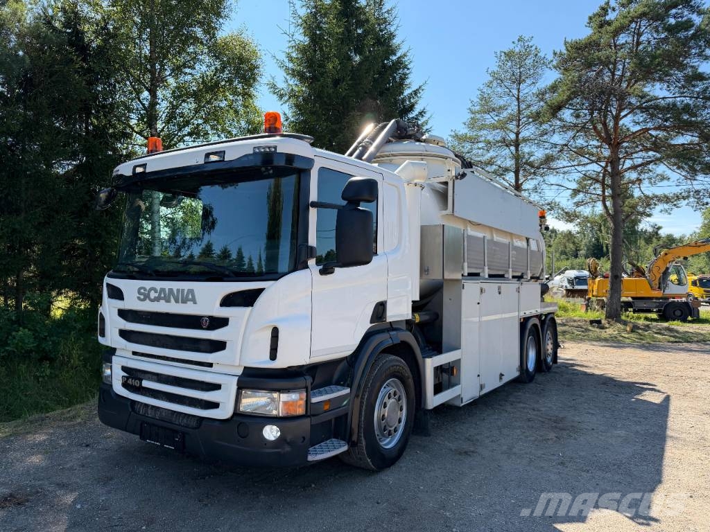 Scania P 410 Camiones aspiradores/combi